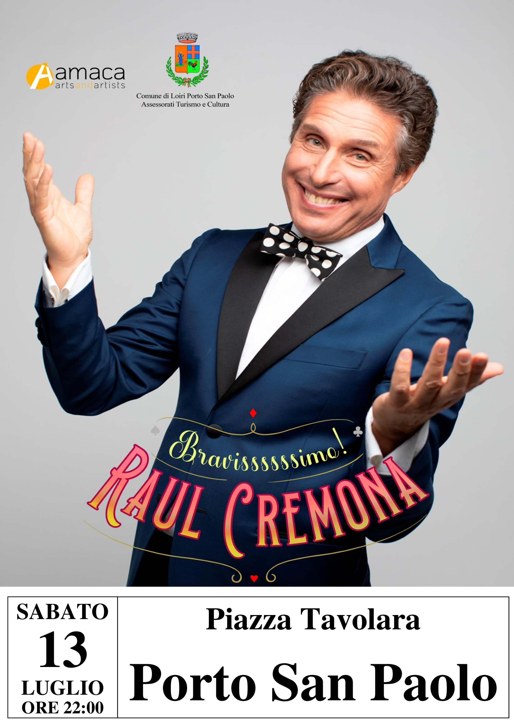 Locandina Raul Cremona 13 luglio 2024