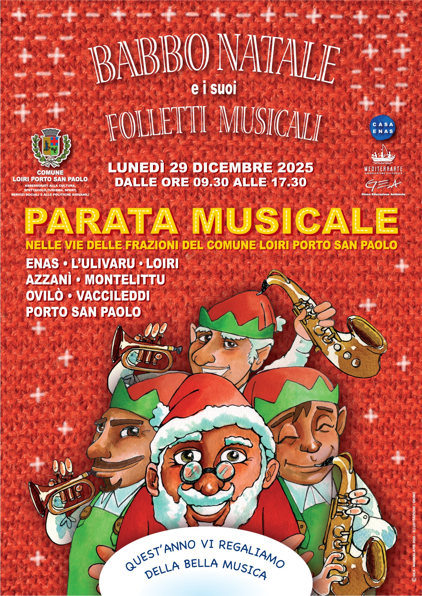 Locandina Babbo Natale 2025