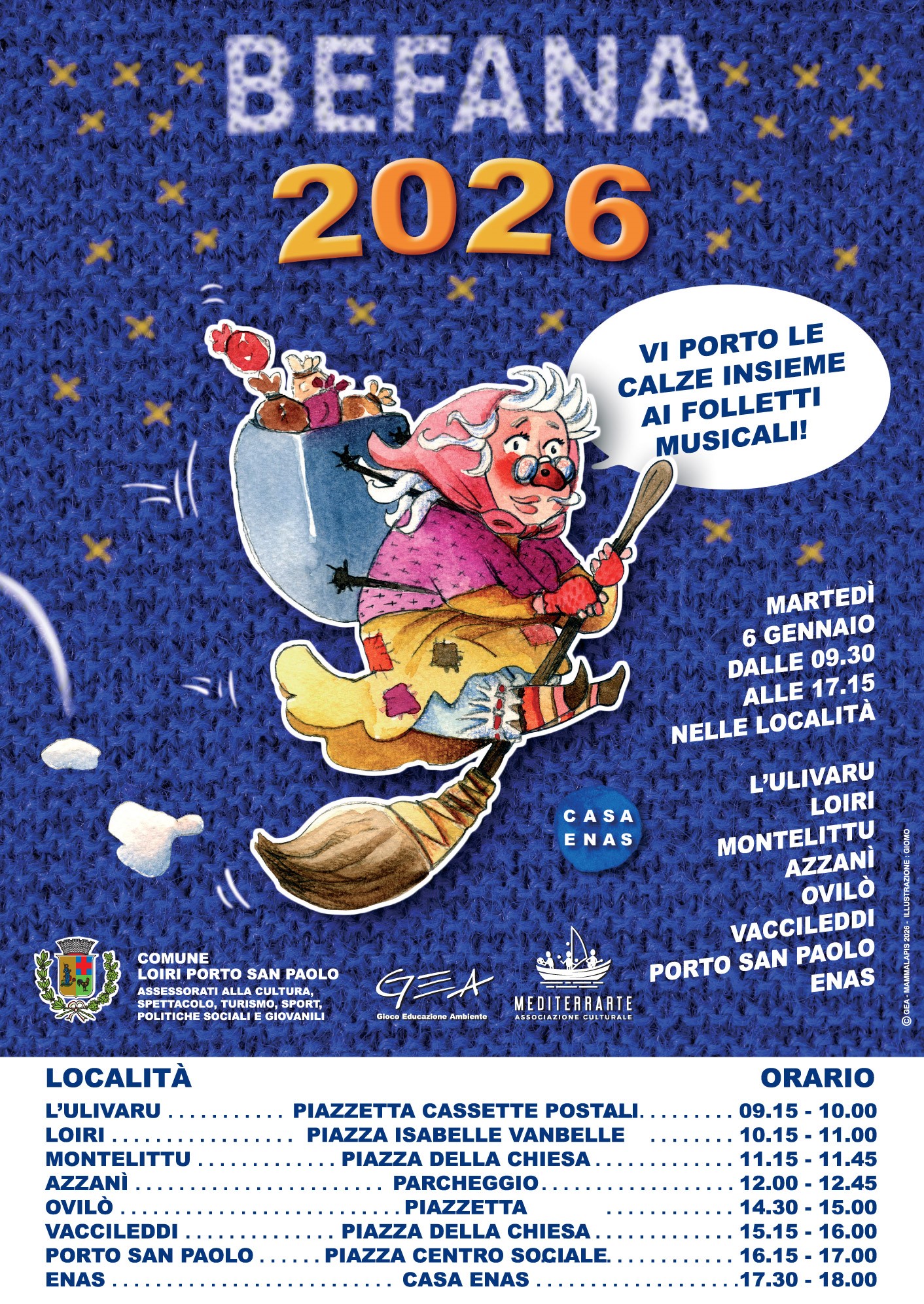 Locandina Befana 2026