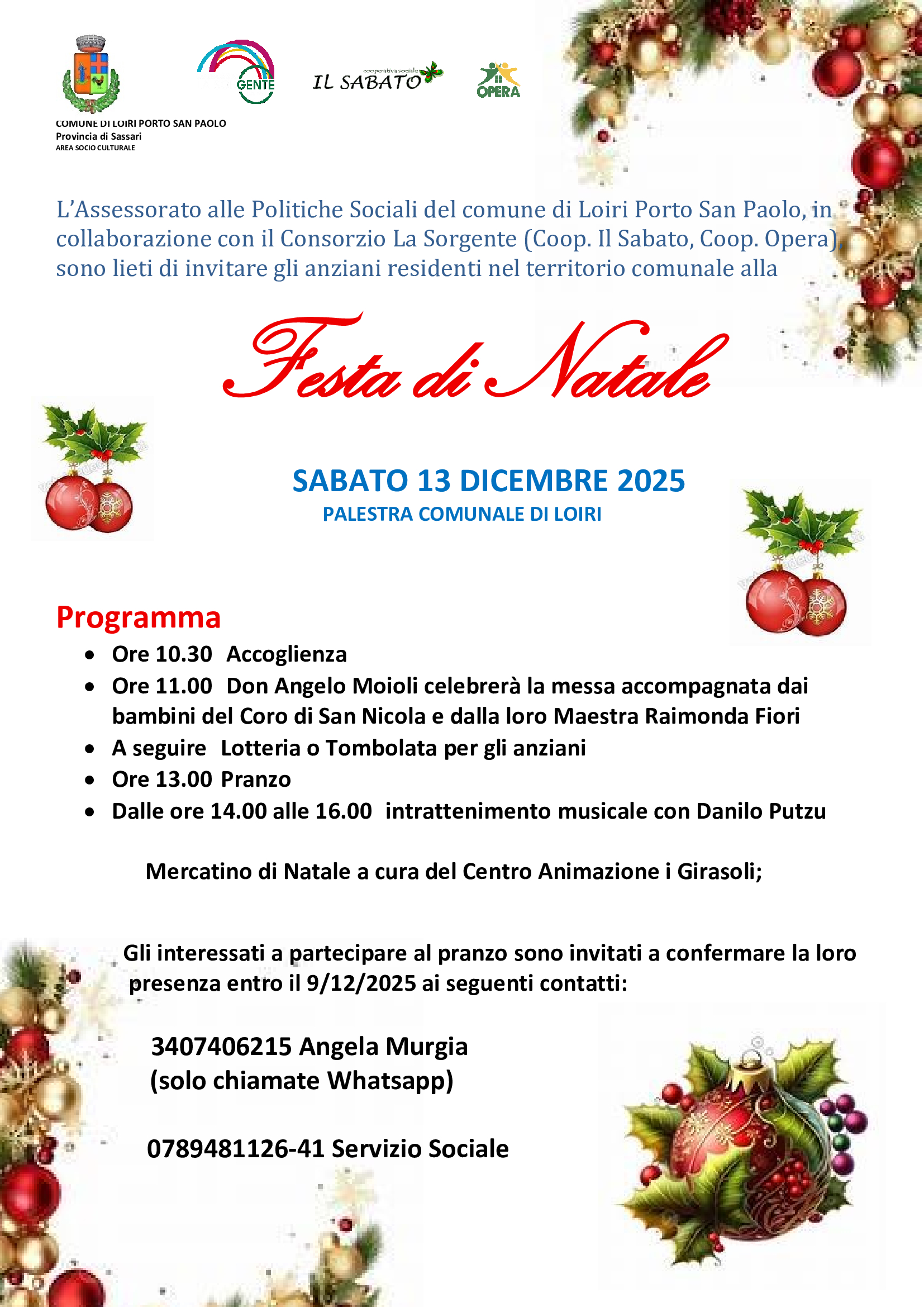 Locandina festa di Natale 2025 1