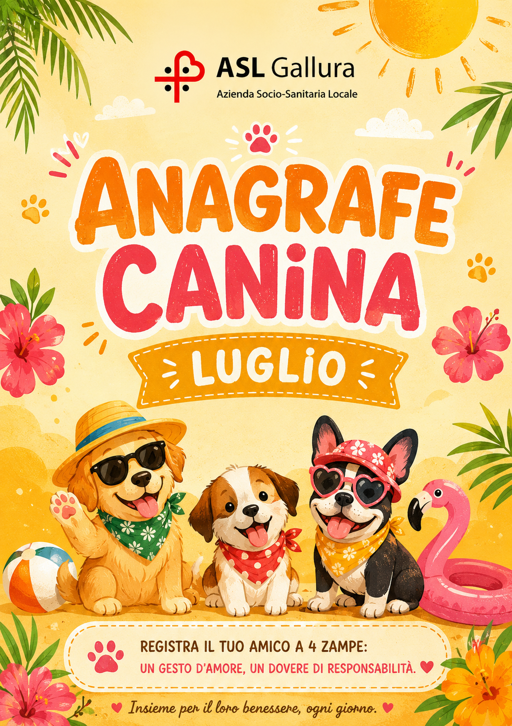 Anagrafe canina Luglio