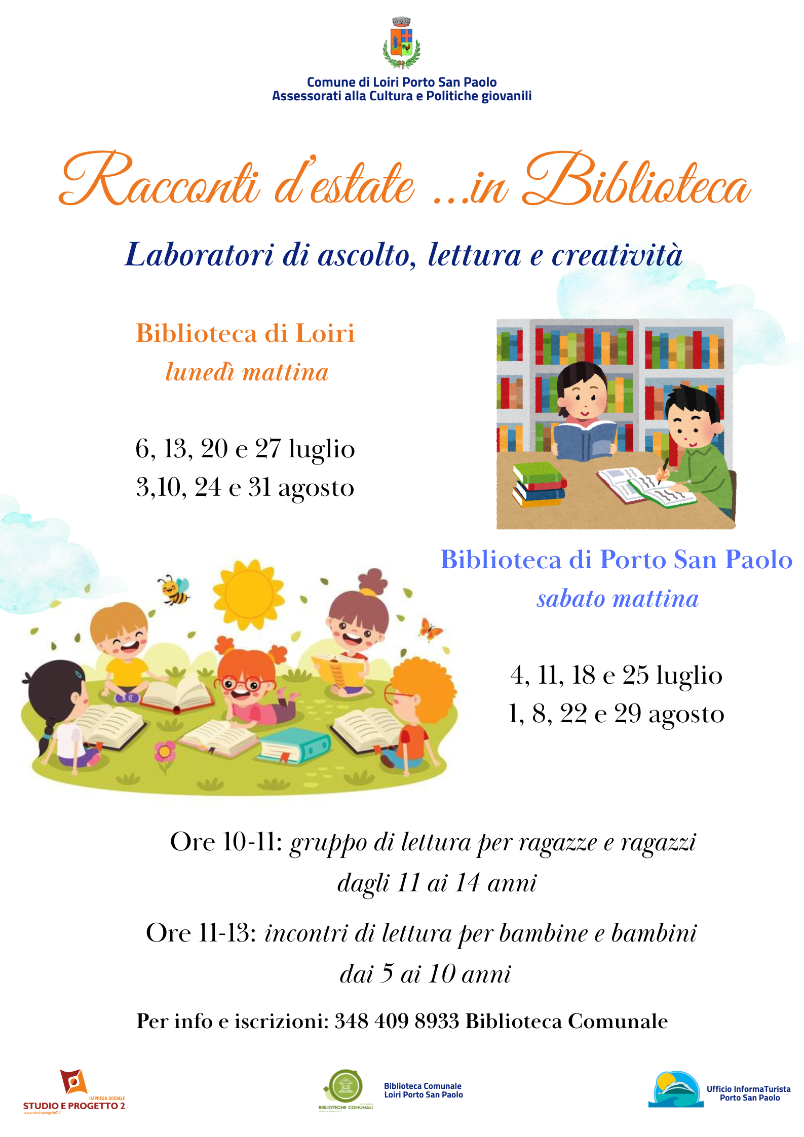 LOCANDINA LABORATORI BIBLIOTECA estate 2026