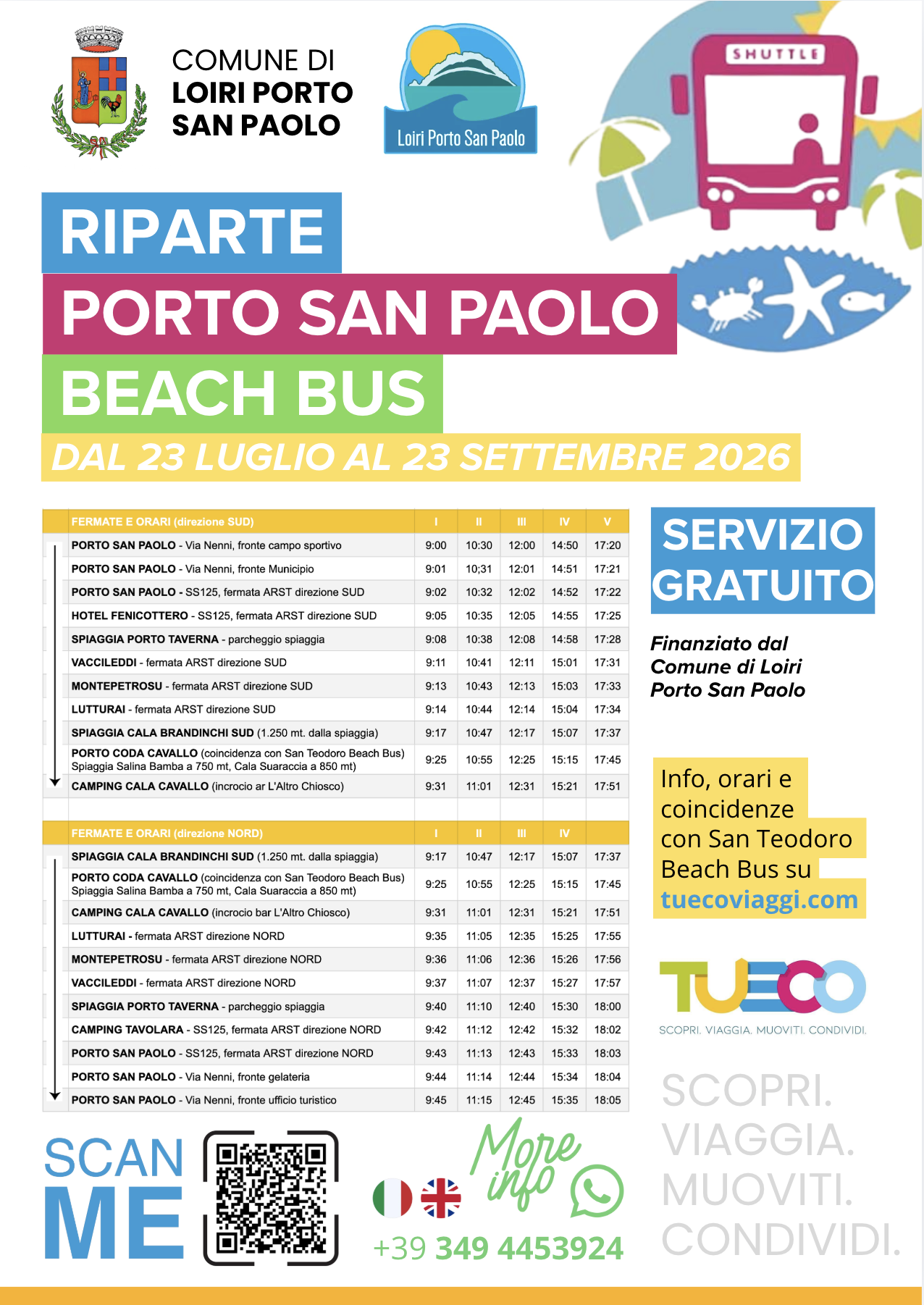 Locandina Beach bus 2026