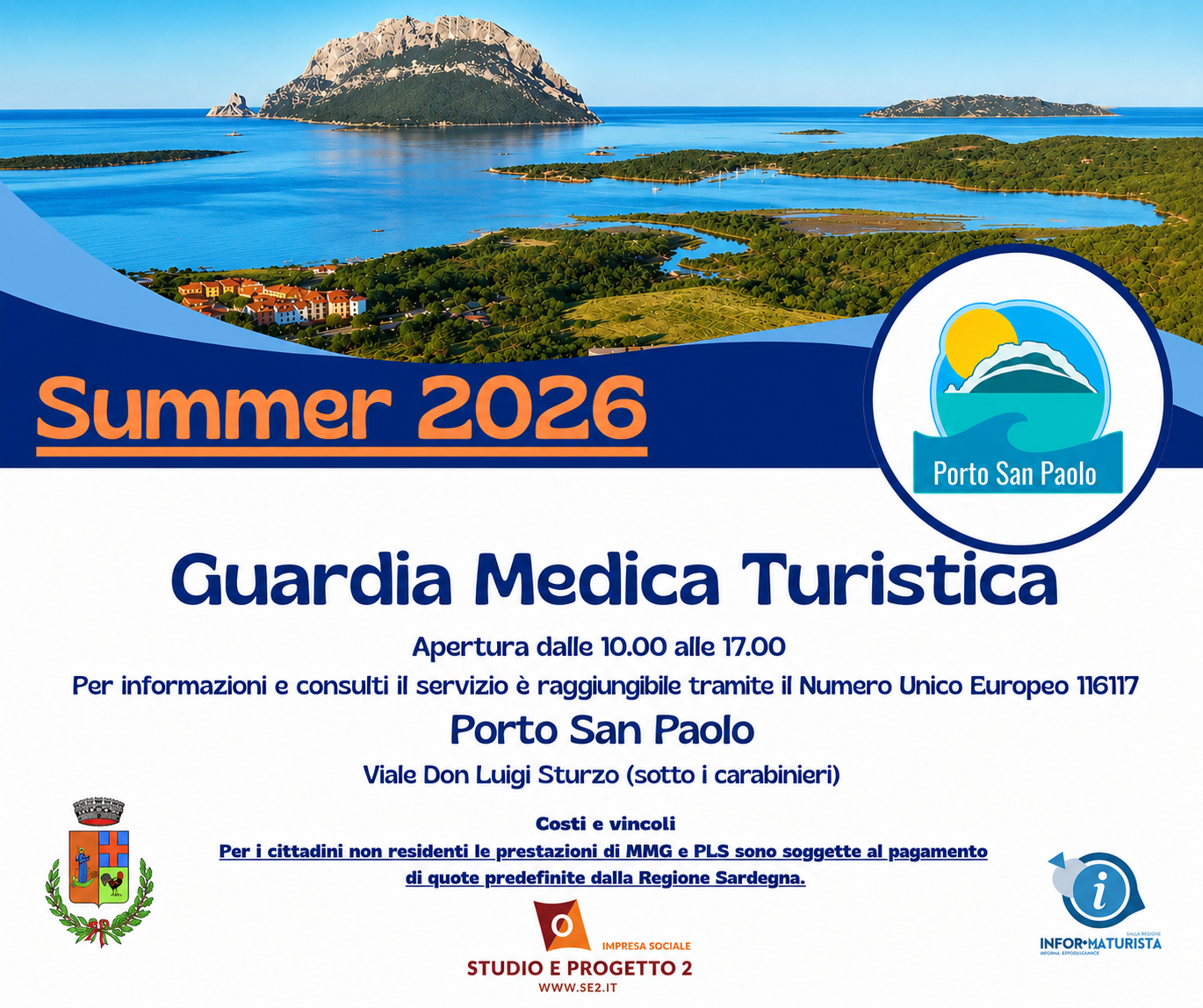 Locandina Guarda medica turistica 2026