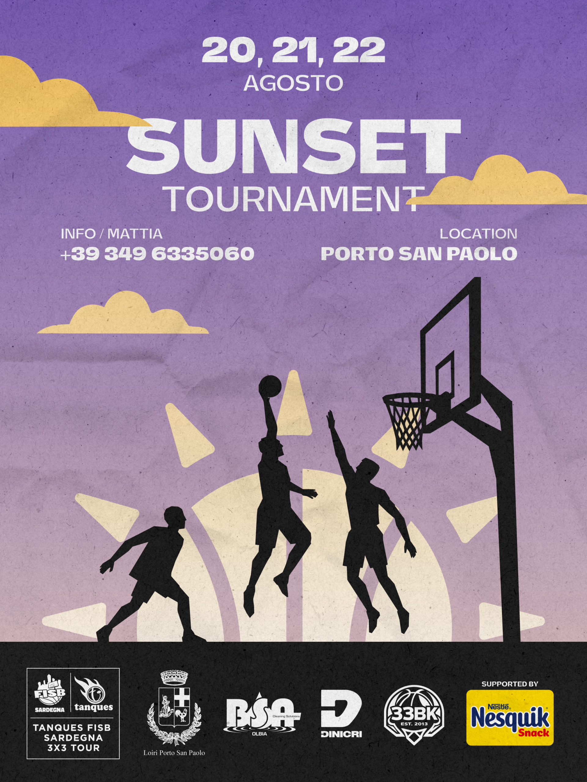Locandina Sunset Tournament 3x3 1